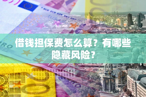 武汉借钱担保费怎么算？有哪些隐藏风险？