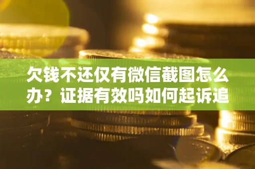 武汉欠钱不还仅有微信截图怎么办？证据有效吗如何起诉追回欠款？