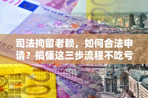 武汉司法拘留老赖，如何合法申请？搞懂这三步流程不吃亏！
