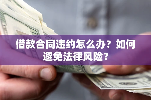 武汉借款合同违约怎么办？如何避免法律风险？