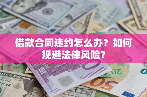 武汉借款合同违约怎么办？如何规避法律风险？