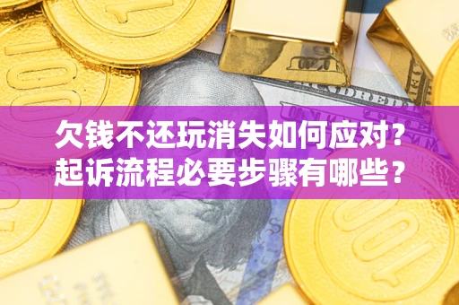 武汉欠钱不还玩消失如何应对？起诉流程必要步骤有哪些？